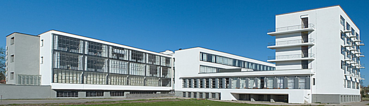 Bauhaus Dessau épület Anyag