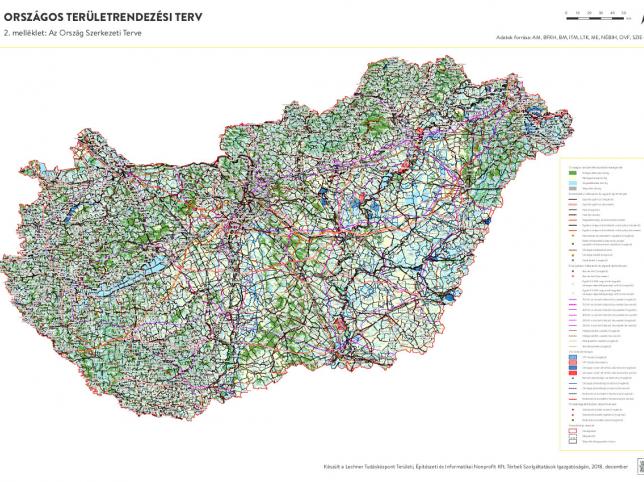 Online elérhetők a területrendezési törvény térképi mellékletei	